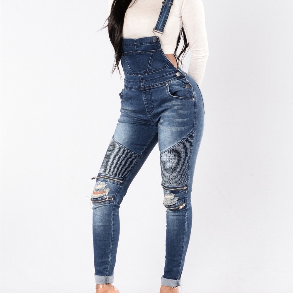 Dark blue jumpsuit